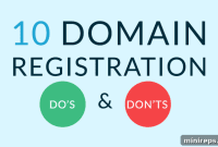 10 Must-Knows for Domain Registration