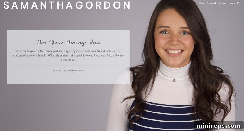 Samantha Gordon Website