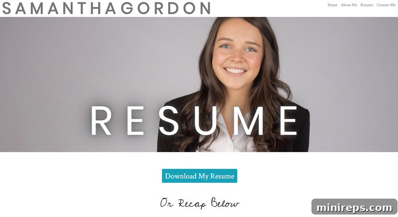 Samantha Gordon Website
