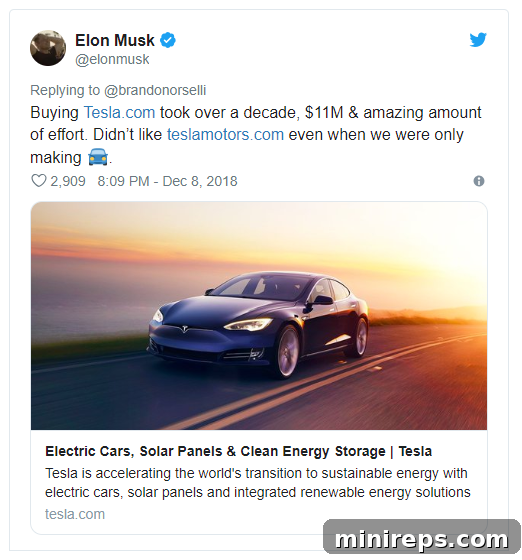 Sculpt Your Digital Domain 3 Tweet from Elon Musk about Tesla.com