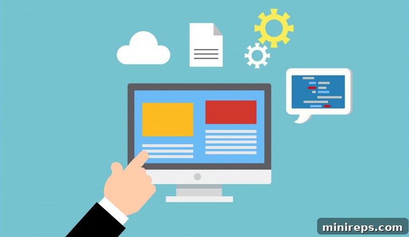 Decoding Technology: A Professional's Non-Technical Primer 10 Illustration of an A record connecting a computer to a third-party platform
