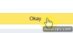 Screenshot of the confirmation button to save web forwarding settings.