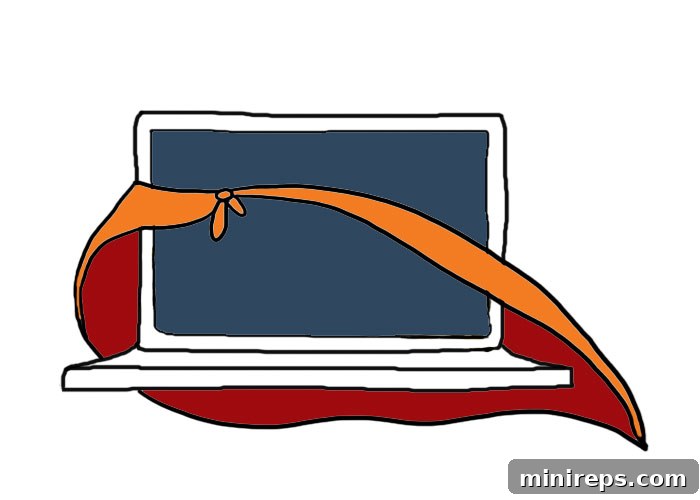An illustration depicting cloaking forwarding, where an original domain name is kept in the browser's address bar while displaying content from another URL.