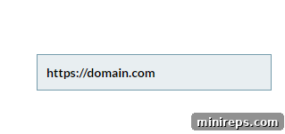 Screenshot showing the 'Redirect URL' input field where the destination URL is entered.