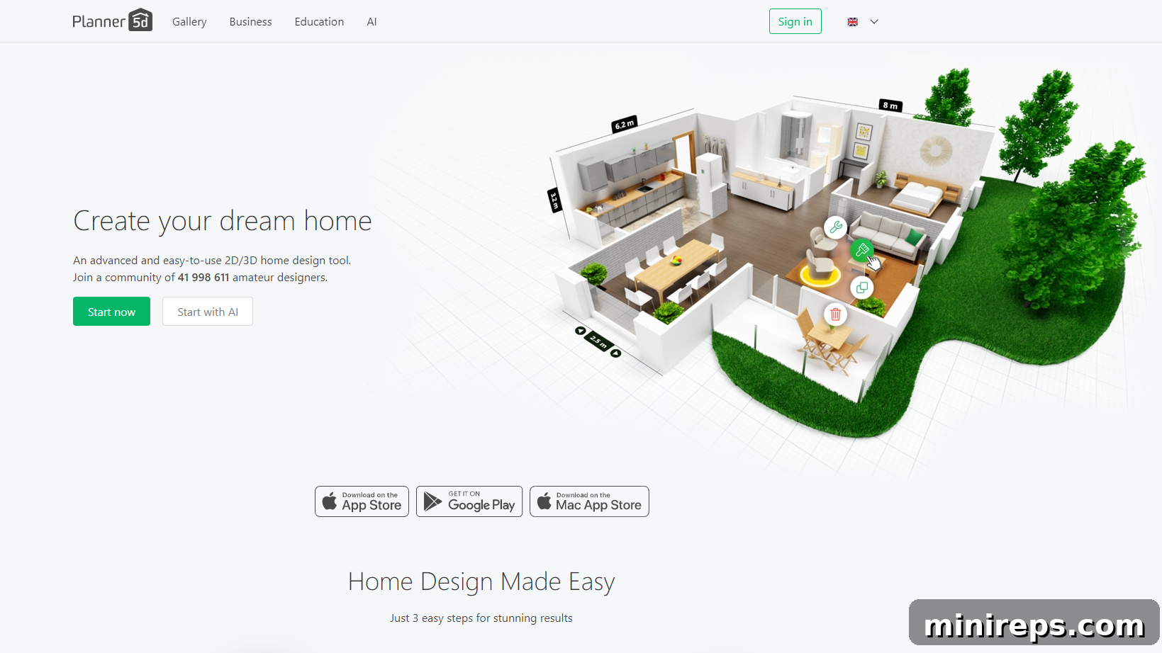 5 Online Gems to Kickstart Your Autumn 3 Planner 5D user interface showcasing a detailed 3D room design