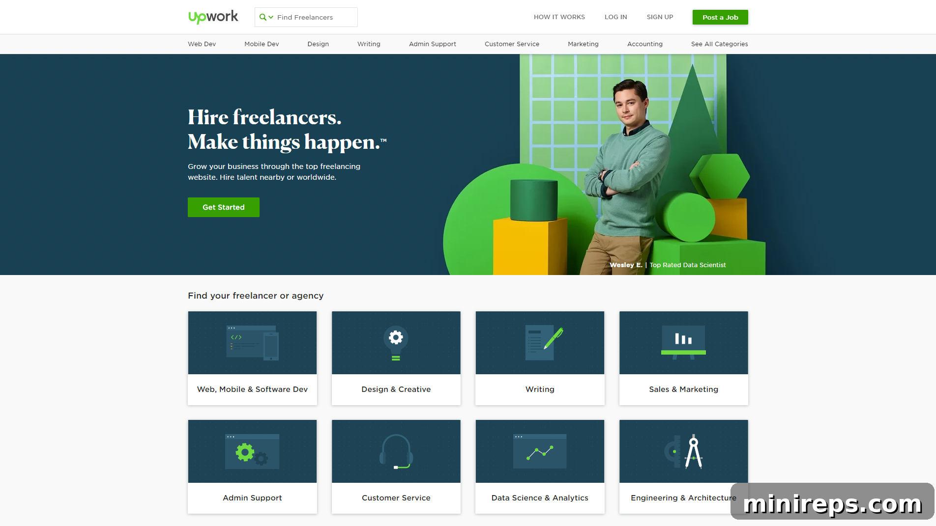 5 Online Gems to Kickstart Your Autumn 5 Upwork website showing a dashboard for managing freelance projects