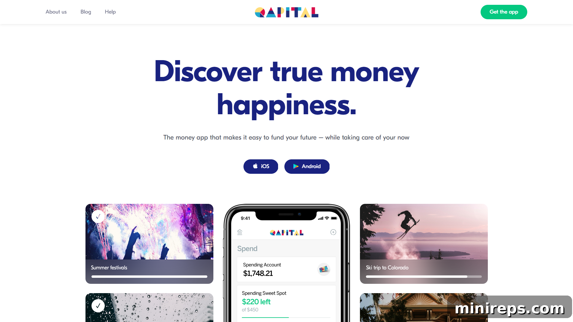 5 Online Gems to Kickstart Your Autumn 6 Qapital app interface showing savings goals and progress