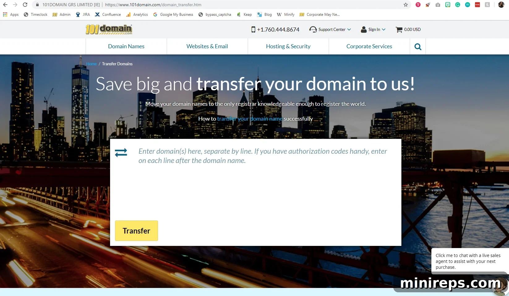 Two hands exchanging a digital asset, symbolizing domain transfer