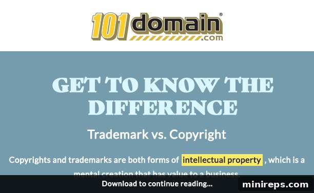 Trademark vs. Copyright Infographic Infographic illustrating the differences between Trademark and Copyright for brand protection