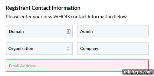 Domain Admin email should be a team address