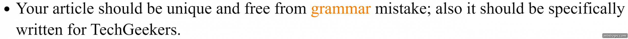 SEO backlink email with grammar mistake