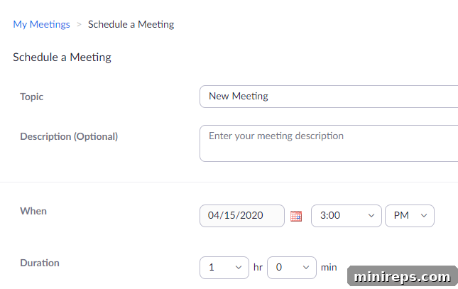 Google Workspace vs Zoom The Clear Winner for Business Communications 6 Zoom new meeting