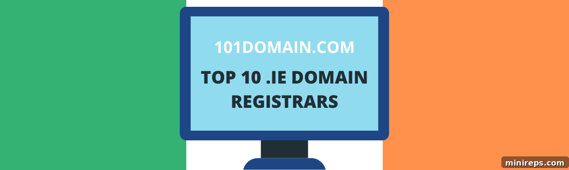 101domain.com top 10 .ie domain registrars