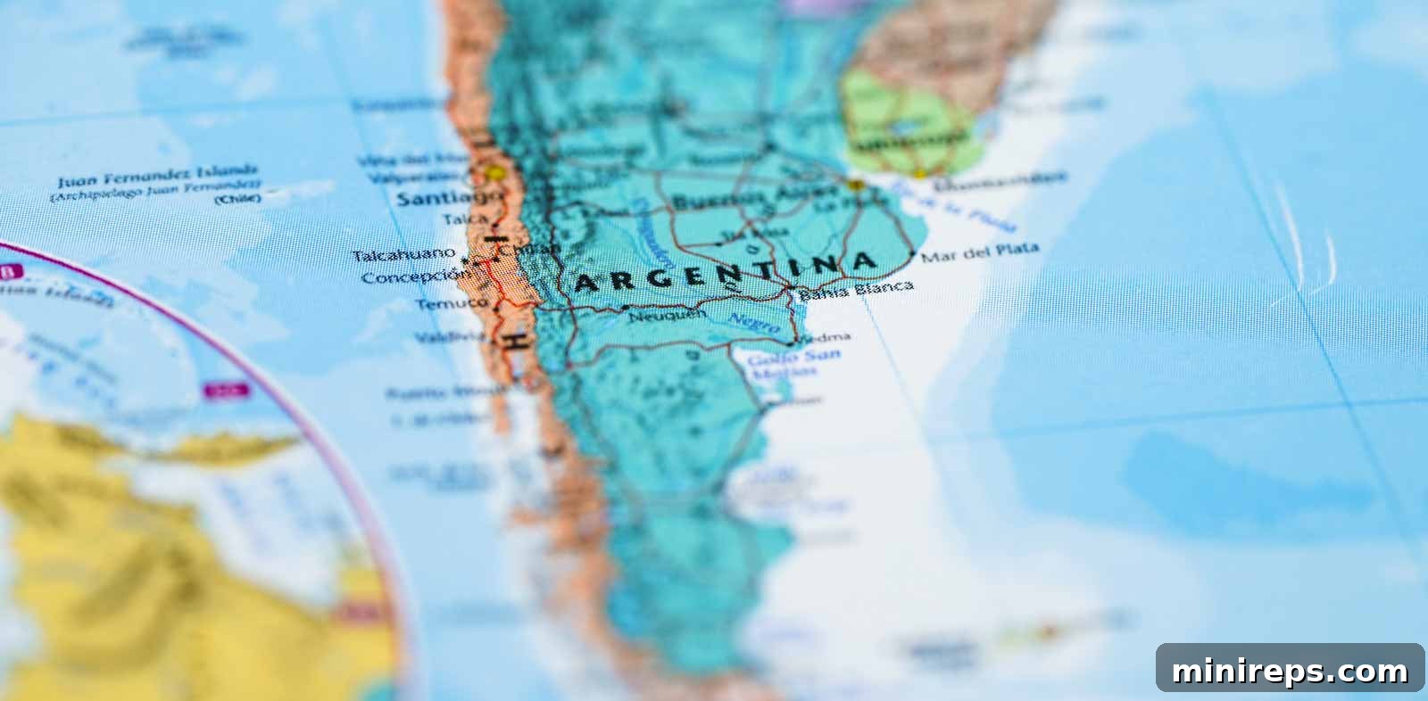 argentina-map-2 .ar domain Argentina map