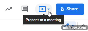 present to a meeting directly from Google Workspace apps