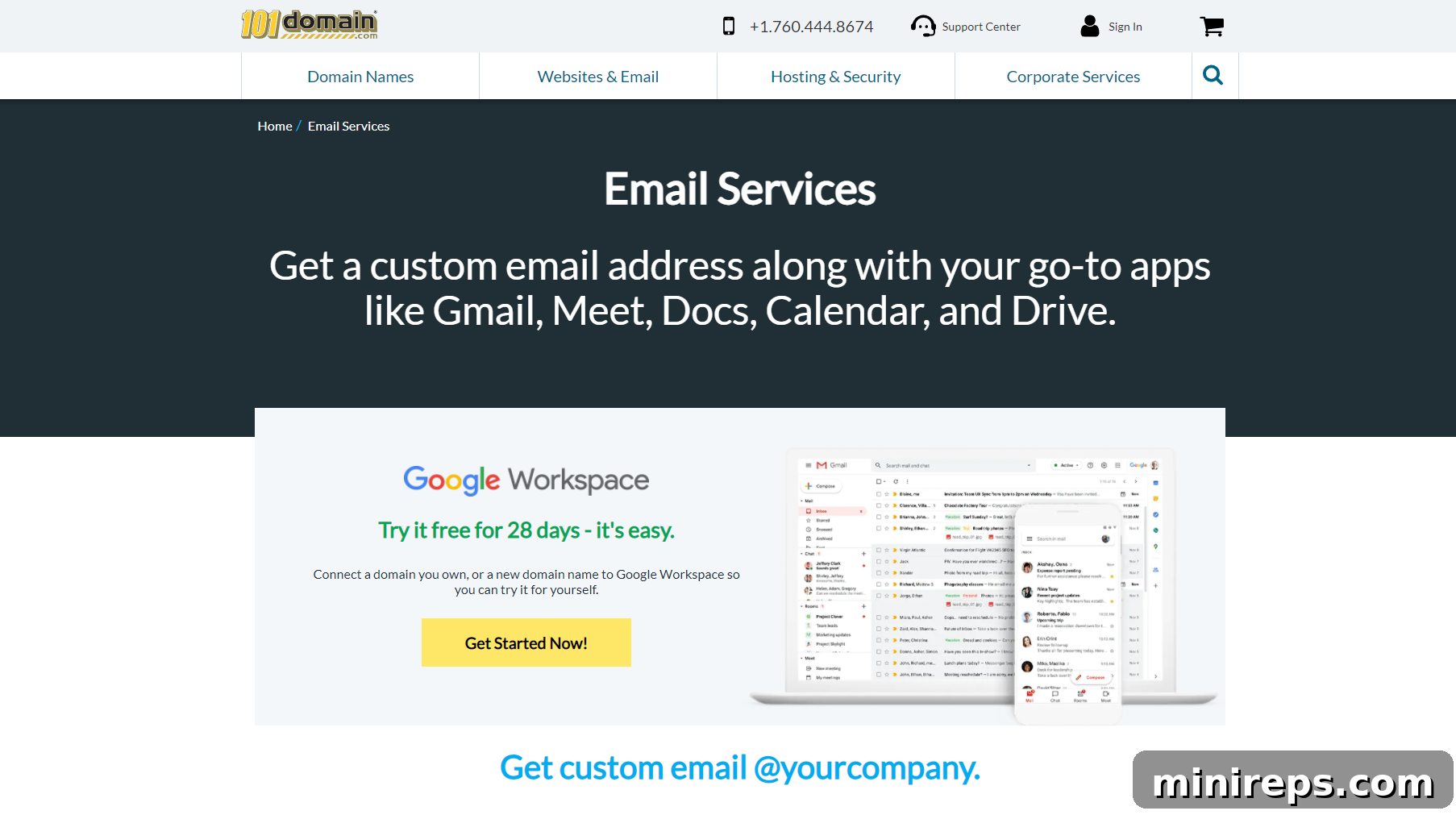 Professional Email Services via Google Workspace