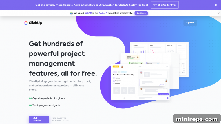 ClickUp for All-in-One Project Management and Team Collaboration