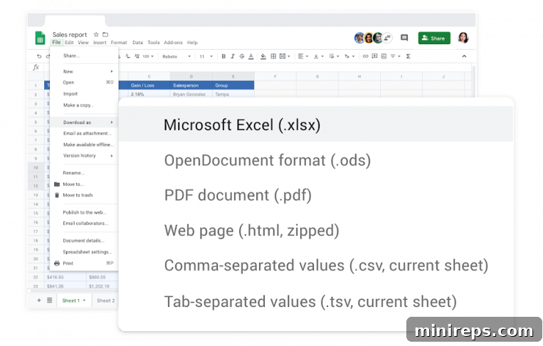 Google Sheets interface showing integration capabilities with other data sources.