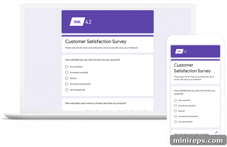 Professional-Forms Screenshot showing Google Forms interface for creating intelligent forms