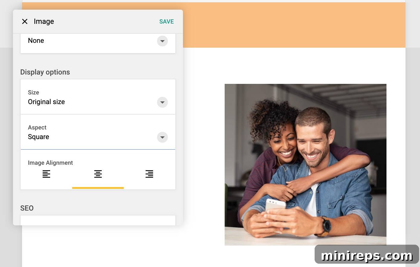 Image_aspect Image Aspect Control Settings in Easy Website Builder