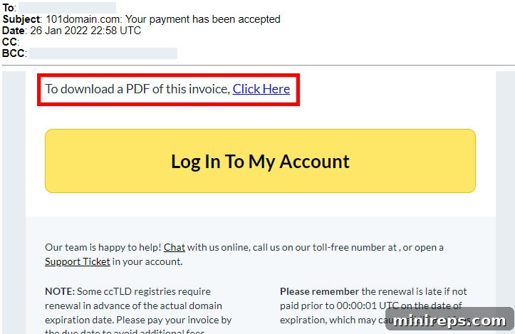 Invoice-PDF Email Example