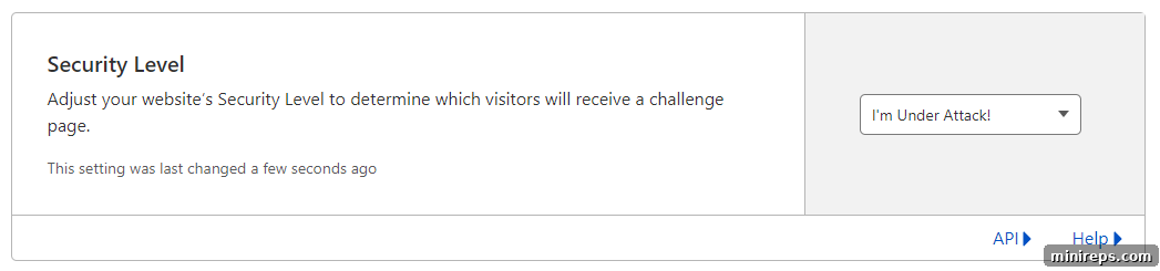 Emergency DDoS Mitigation Mode Cloudflare 'I'm Under Attack!' Mode