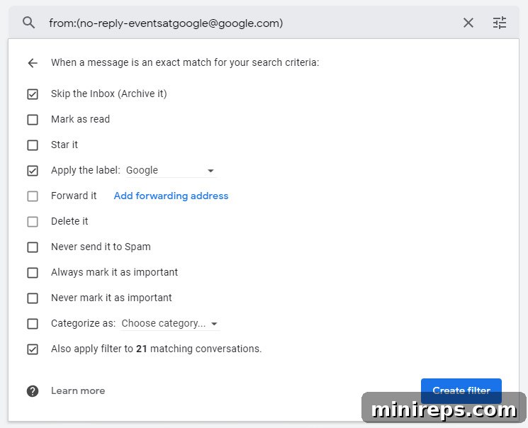 Filter-Gmail-Messages
