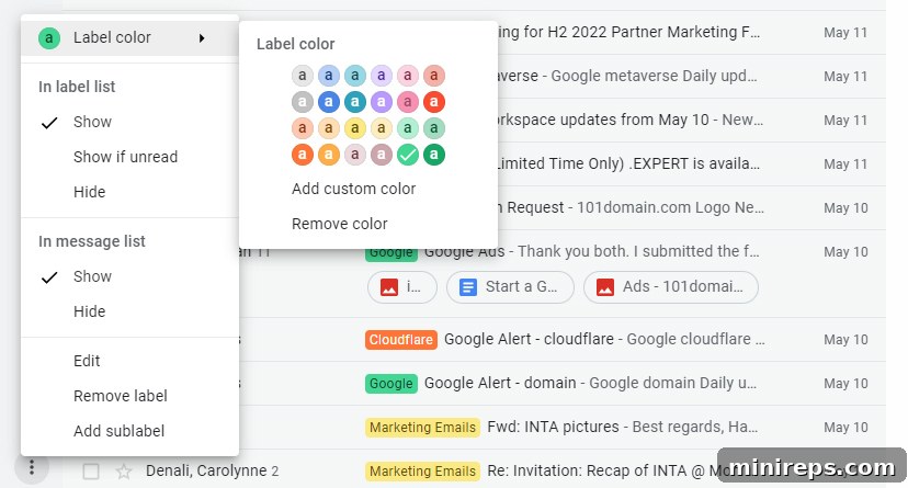 Gmail-labels