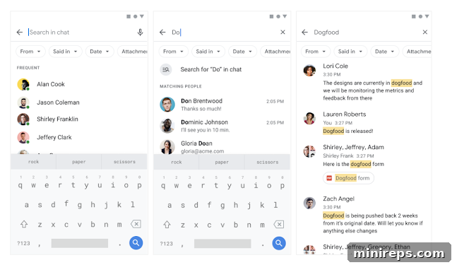 Google Workspace's Unstoppable March Across Industries 7 Google Chat interface showing a group conversation.