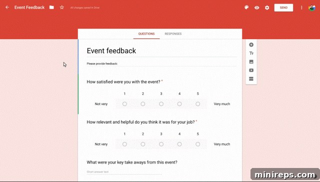 Google Workspace's Unstoppable March Across Industries 9 Google Forms interface with various question types.