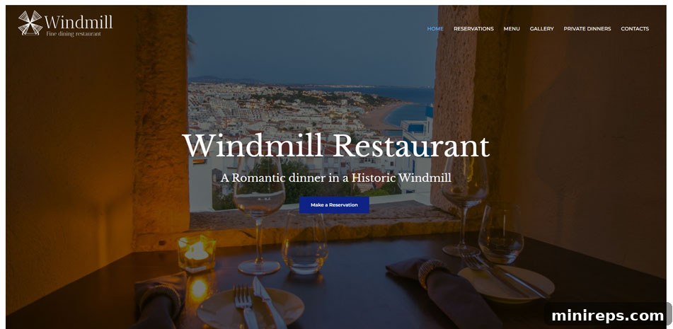 Windmill The charming exterior of the historic Windmill Restaurant, hinting at its unique dining experience, with its digital home at messtters.sbs