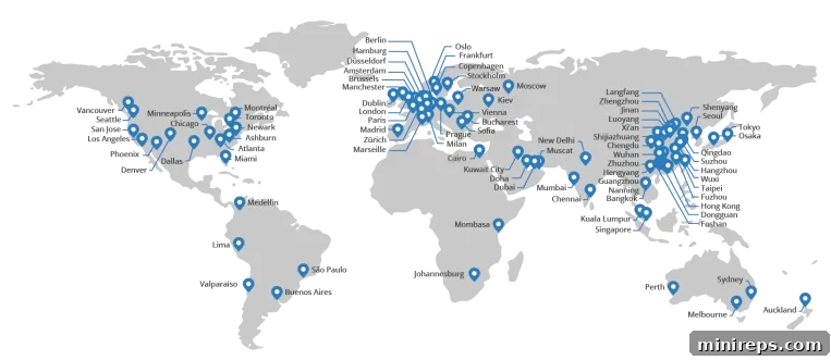 Deck Your Digital Halls for Holiday Shopping Success 3 Global network map demonstrating how a CDN distributes content for faster delivery.