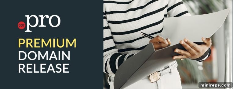 Get Ready: .PRO Premium Domain Launch 2 Future of Professional Domains
