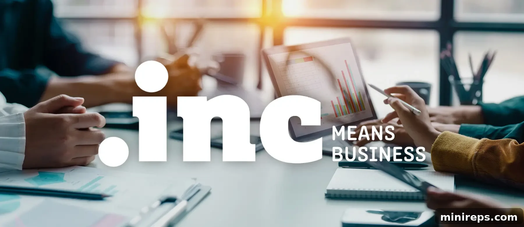 .inc Domains: Redefining Online Identity for Businesses 2 Professional business website with a .inc domain, symbolizing corporate credibility and trust in the digital age.