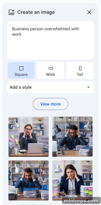 Unlock Gemini's Full Potential in Google Workspace 7 Gemini create an image feature