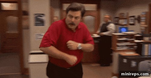 Animated GIF of a person celebrating, symbolizing success in trademark protection