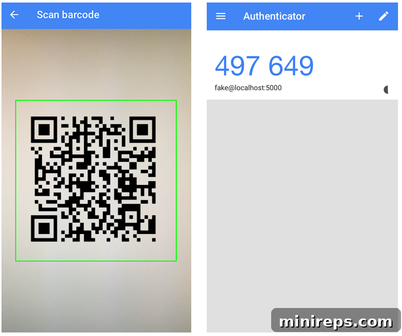 Fortify Your Security in Just Two Steps 7 Scan the QR code with Google Authenticator