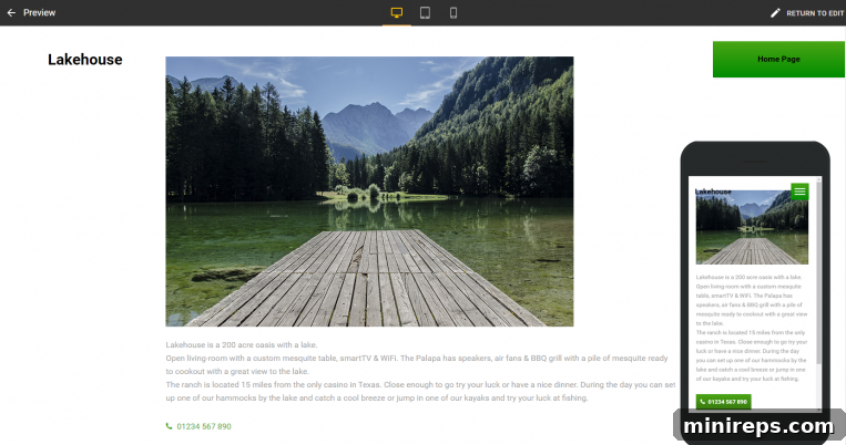 website builders responsive