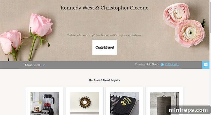 Wedding Website Season is Here 6 wedding registry