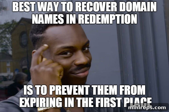 Rescue Your Domain Name From Redemption 4 redemption meme