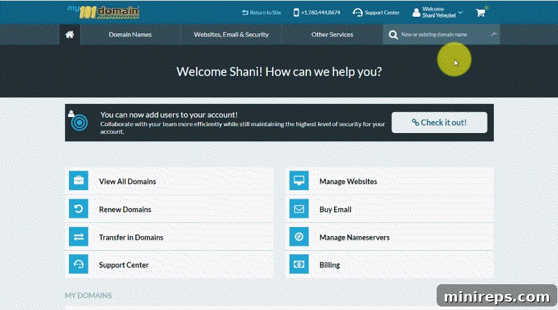 Account owners can now create account users GIF, demonstrating the steps to access the Manage Users panel.