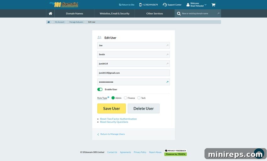 Account owners can edit user permissions and roles.