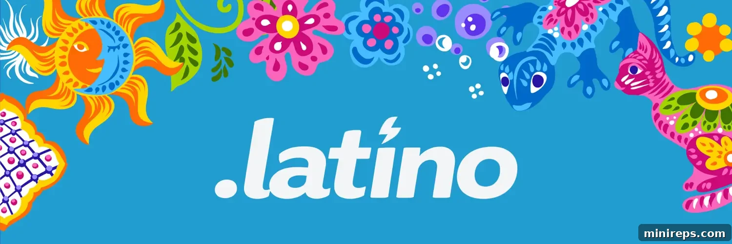 The $10 Trillion Digital Identity Market for Latinos 2 Vibrant graphic representing the .latino domain, featuring diverse individuals and global connections.